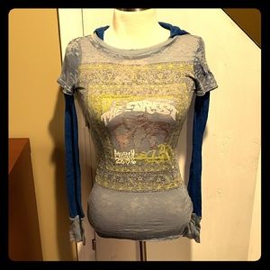 Old school vintage free people festival shirt